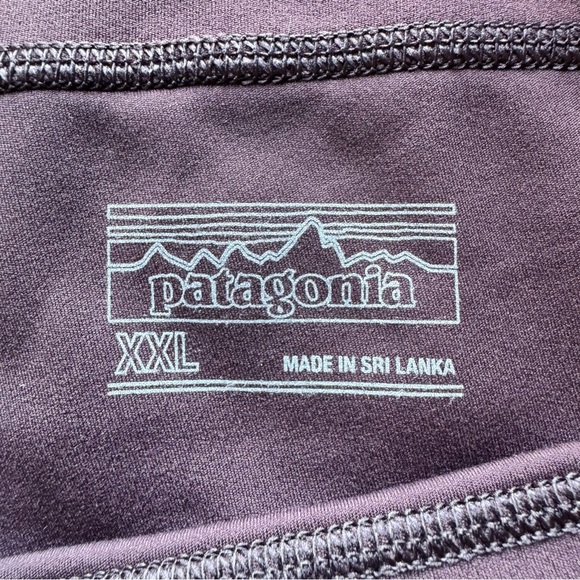 Patagonia Maipo 7/8 Stash Tights Leggings Plum Purple Size XXL - Picture 5 of 12